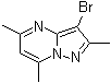 structure of CAS# 146778-13-4, 3-溴-2,5,7-三甲基吡唑并[1,5-a]嘧啶