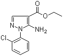 structure of CAS# 14678-86-5, 5-Amino-1-(2-chlorophenyl)-1H-pyrazole-4-carboxylic acid ethyl ester