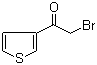 3-溴乙酰基噻吩分子结构 (CAS 1468-82-2)
