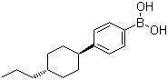 structure of CAS# 146862-02-4, 4-(trans-4-Propylcyclohexyl)phenylboronic acid