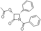 CAS # 146924-93-8, (3R,4S)-1-Benzoyl-3-acetoxy-4-phenyl-2-azetidinone