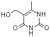 structure of CAS# 147-61-5, 4-Methyl-5-hydroxymethyluracil