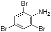 2,4,6-三溴苯胺分子结构 (CAS 147-82-0)