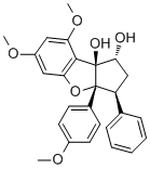Rocaglaol molecular structure (CAS 147059-46-9)