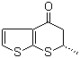 structure of CAS# 147086-79-1, (6S)-5,6-二氢-6-甲基-4H-噻吩并[2,3-b]噻喃-4-酮