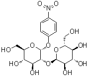 4-Nitrophenyl 2-O-alpha-D-glucopyranosyl-alpha-D-glucopyranoside molecular structure (CAS 147103-31-9)