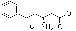 (R)-3-Amino-5-phenylpentanoic acid hydrochloride molecular structure (CAS 147228-37-3)