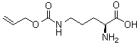 structure of CAS# 147290-10-6, N5-[(2-丙烯-1-基氧基)羰基]-L-鸟氨酸
