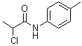 2-氯-N-(4-甲基苯基)丙酰胺分子结构 (CAS 147372-41-6)