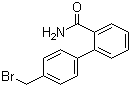 structure of CAS# 147404-72-6, 4'-(Bromomethyl)biphenyl-2-carboxamide