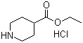 structure of CAS# 147636-76-8, Ethyl piperidine-4-carboxylate hydrochloride