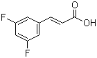 structure of CAS# 147700-58-1, 3,5-Difluorocinnamic acid