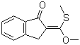 CAS 登录号：147726-43-0, (Z)-2,3-二氢-2-[甲氧基(甲巯基)亚甲基]-1-茚酮