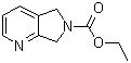 structure of CAS# 147740-01-0, 5,7-二氢-6H-吡咯并[3,4-b]吡啶-6-羧酸乙酯