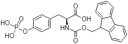 structure of CAS# 147762-53-6, Fmoc-O-Phospho-L-tyrosine