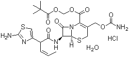 structure of CAS# 147816-24-8, Cefcapene pivoxil hydrochloride
