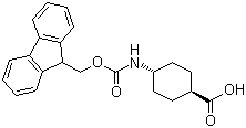 trans-4-[[(9H-Fluoren-9-ylmethoxy)carbonyl]amino]cyclohexanecarboxylic acid molecular structure (CAS 147900-46-7)