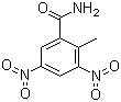 2-甲基-3,5-二硝基苯甲酰胺分子结构 (CAS 148-01-6)