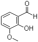 structure of CAS# 148-53-8, 3-Methoxysalicylaldehyde
