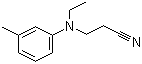 N-乙基-N-氰乙基间甲苯胺分子结构 (CAS 148-69-6)