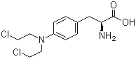 structure of CAS# 148-82-3, 美法仑