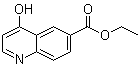 structure of CAS# 148018-33-1, 4-羟基-6-喹啉羧酸乙酯
