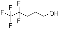 4,4,5,5,5-五氟戊醇分子结构 (CAS 148043-73-6)