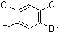 structure of CAS# 1481-63-6, 2,4-Dichloro-5-fluorobromobenzene