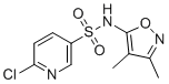 CAS 登录号：1483136-57-7, 6-氯-N-(3,4-二甲基-1,2-恶唑-5-基)吡啶-3-磺酰胺