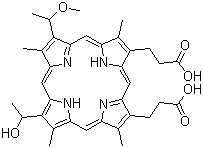 CAS 登录号：148471-91-4, 血卟啉单甲醚