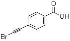 4-(2-Bromoethynyl)benzoic acid molecular structure (CAS 1485684-77-2)