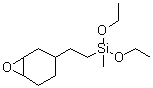structure of CAS# 14857-35-3, 3-[2-(Diethoxymethylsilyl)ethyl]-7-oxabicyclo[4.1.0]heptane