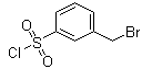 structure of CAS# 148583-69-1, 3-(Bromomethyl)benzenesulfonyl chloride