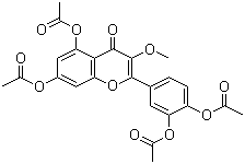 CAS 登录号：1486-69-7, 四乙酸 3-O-甲基槲皮素酯