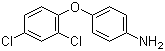 structure of CAS# 14861-17-7, 4-(2,4-Dichlorophenoxy)aniline