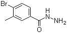 4-溴-3-甲基苯甲酰肼分子结构 (CAS 148672-43-9)