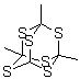CAS # 14870-38-3, 1,3,5-Trimethyl-2,4,6,8,9,10-hexathiatricyclo[3.3.1.1(3,7)]decane