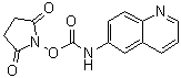 1-[[(6-喹啉基氨基)羰基]氧基]-2,5-吡咯烷二酮分子结构 (CAS 148757-94-2)