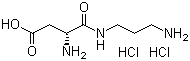 CAS 登录号：14886-19-2, (R)-3-氨基-4-[(3-氨基丙基)氨基]-4-氧代丁酸二盐酸盐
