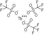 Terbium(III) trifluoromethanesulfonate molecular structure (CAS 148980-31-8)