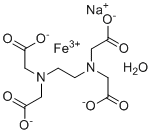 structure of CAS# 149022-26-4, Ethylenediaminetetraacetic acid iron(III) sodium salt hydrate
