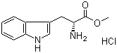 D-色氨酸甲酯盐酸盐分子结构 (CAS 14907-27-8)