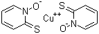 structure of CAS# 14915-37-8, Bis(1-hydroxy-1H-pyridine-2-thionato-O,S)copper