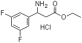 CAS # 149193-87-3, Ethyl 3-amino-3-(3,5-difluorophenyl)propionate hydrochloride