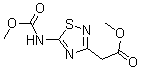 CAS 登录号：149196-71-4, 5-[(甲氧羰基)氨基]-1,2,4-噻二唑-3-乙酸甲酯