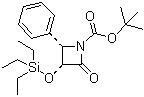 structure of CAS# 149198-47-0, (3R,4S)-tert-Butyl 2-oxo-4-phenyl-3-(triethylsilyloxy)azetidine-1-carboxylate