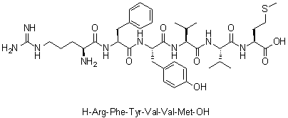 CAS # 149234-06-0, L-Arginyl-L-phenylalanyl-L-tyrosyl-L-valyl-L-valyl-L-methionine