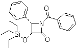 structure of CAS# 149249-91-2, (3R,4S)-1-Benzoyl-4-phenyl-3-[(triethylsilyl)oxy]-2-azetidinone