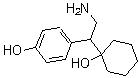 1-[2-Amino-1-(4-hydroxyphenyl)ethyl]cyclohexanol molecular structure (CAS 149289-29-2)
