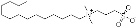 3-(N,N-Dimethylmyristylammonio)propanesulfonate molecular structure (CAS 14933-09-6)